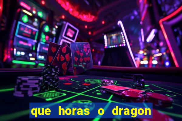 que horas o dragon fortune paga